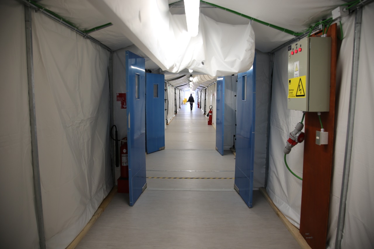 Weatherhaven Field Hospital Hallway